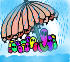 Bio-Regenschirm